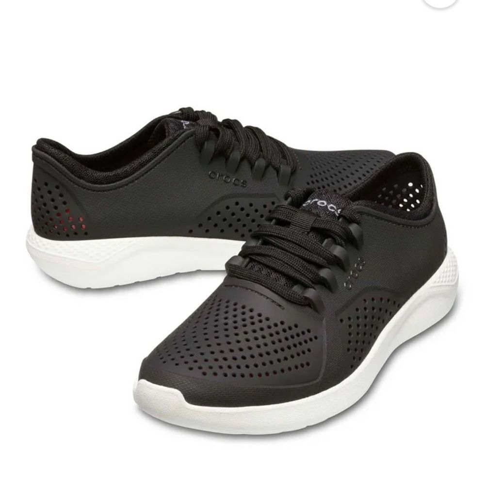 CROCS Crocs Women's Literide Pacer Lace-up Sneaker Black Size 7